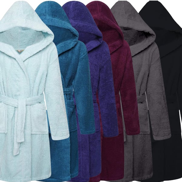 Keanu Childrens/Kids Cotton Dressing Gown