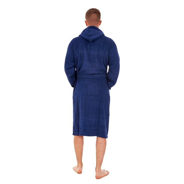Keanu Mens Plain Cotton Dressing Gown