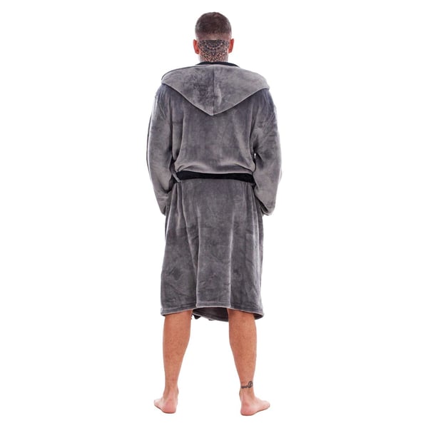 Keanu Mens Fleece Dressing Gown