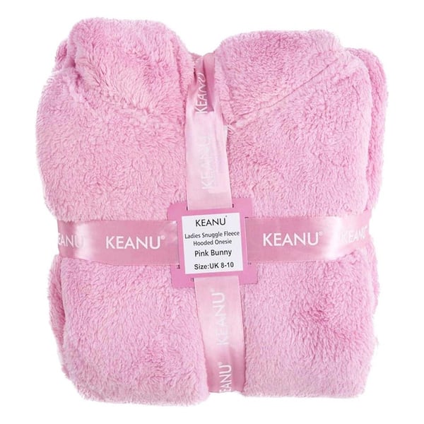 Keanu Womens/Ladies Bunny Ears Fleece Hooded Jumpsuit