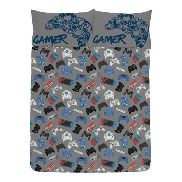 Floso Gamer Game Controller Reversible Duvet Set