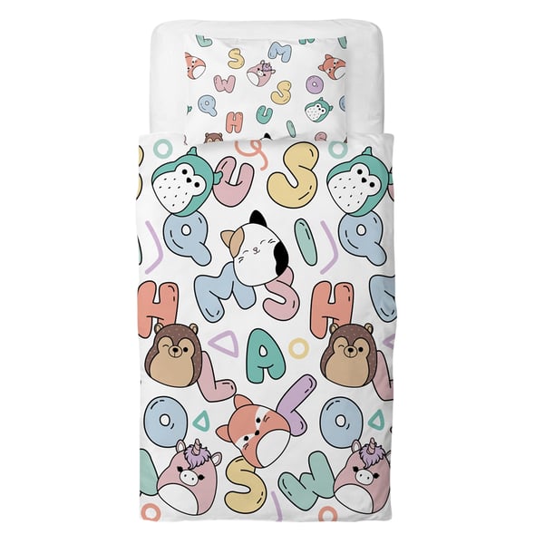 Squishmallows figurer vändbart påslakanset