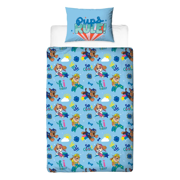 Paw Patrol Pups Rule Reversible Duvet Set