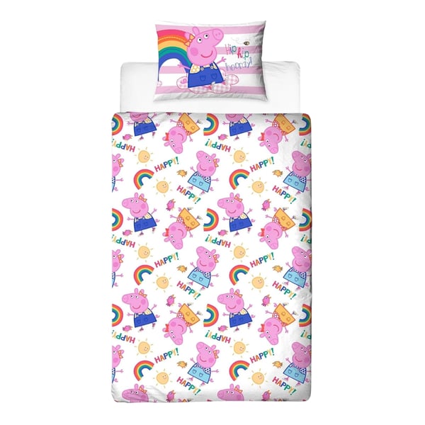 Peppa Pig I´m Just So Happy Reversible Duvet Set