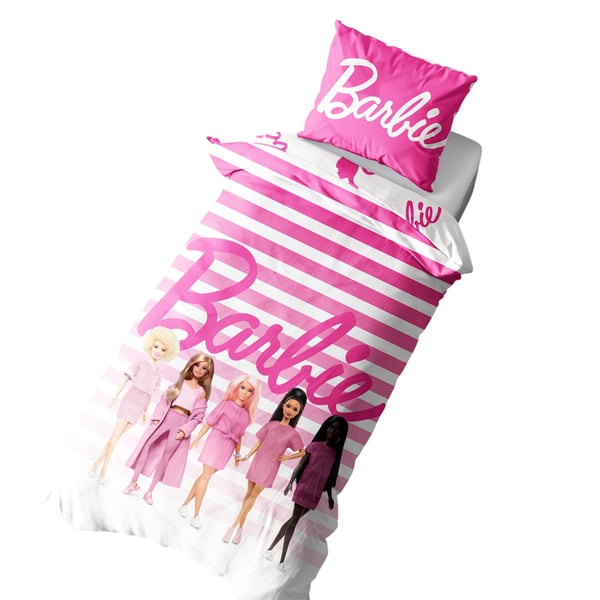 Barbie Iconic käännettävä pussilakanasetti