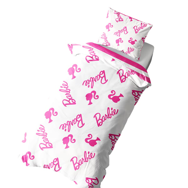Barbie Iconic käännettävä pussilakanasetti