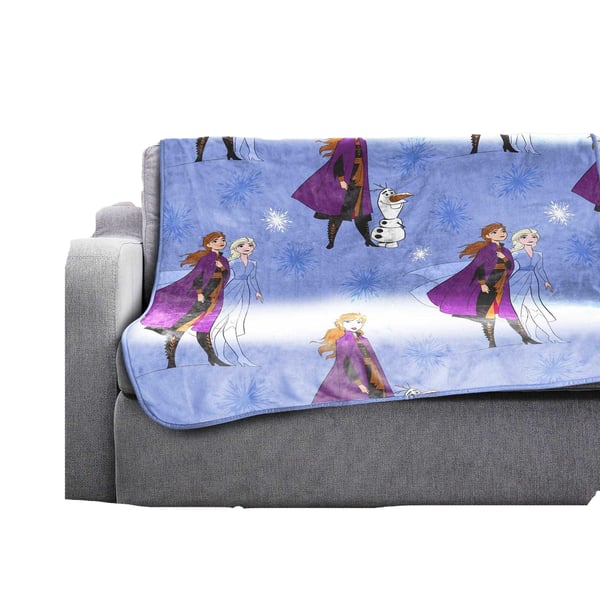 Frozen Childrens/Kids Plush Fleece Elsa & Anna Blanket