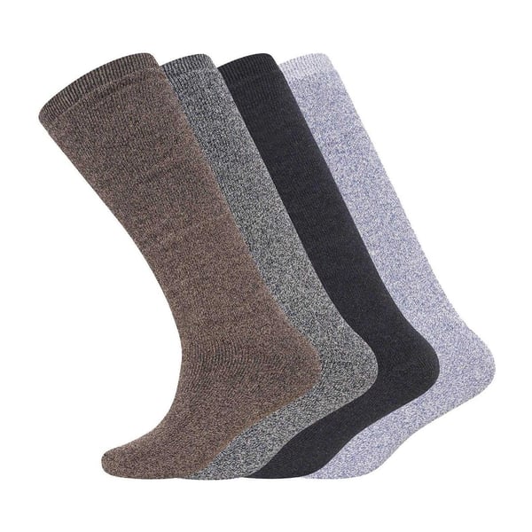 Soxy Mens Plain Mid Calf Socks (Pack of 4)