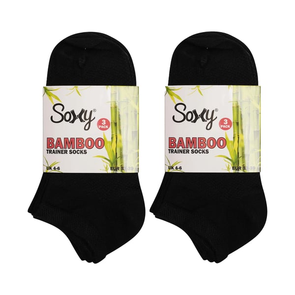 Soxy Ankelstrumpor i Bambu för Dam (6-pack)