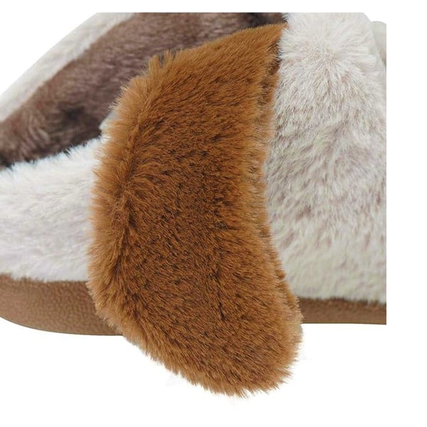 K Collection Womens/Ladies Dog 3D Slippers