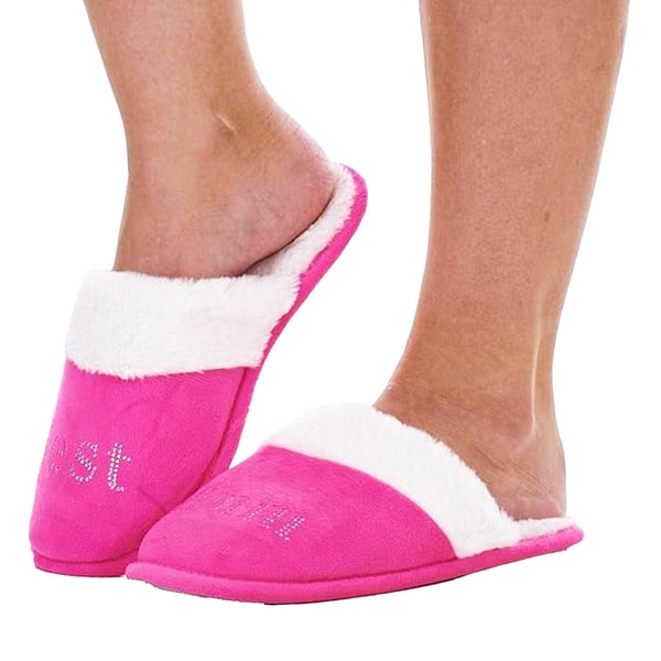 Keanu Womens/Ladies Best Mum Faux Fur Lined Slip-on Mules