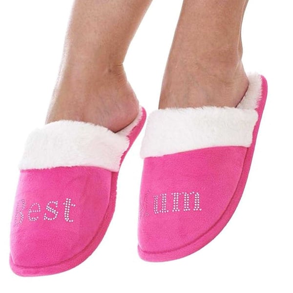 Keanu Womens/Ladies Best Mum Faux Fur Lined Slip-on Mules