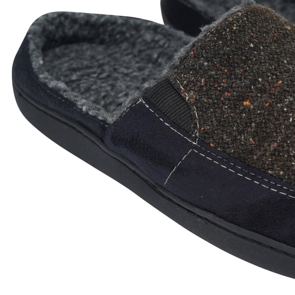 Keanu Mens Tweed Slip-on Mule Slippers
