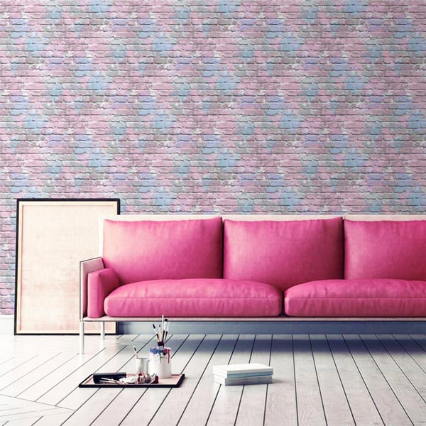 Muriva Brick Camo Tapet