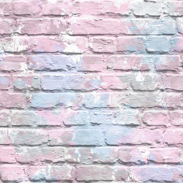 Muriva Brick Camo Wallpaper