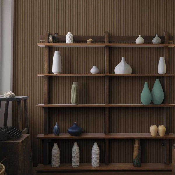 Holden Décor Bevel Wood Slats Wallpaper