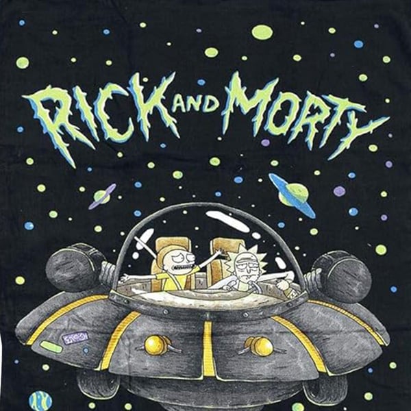 Rick And Morty UFO Handduk