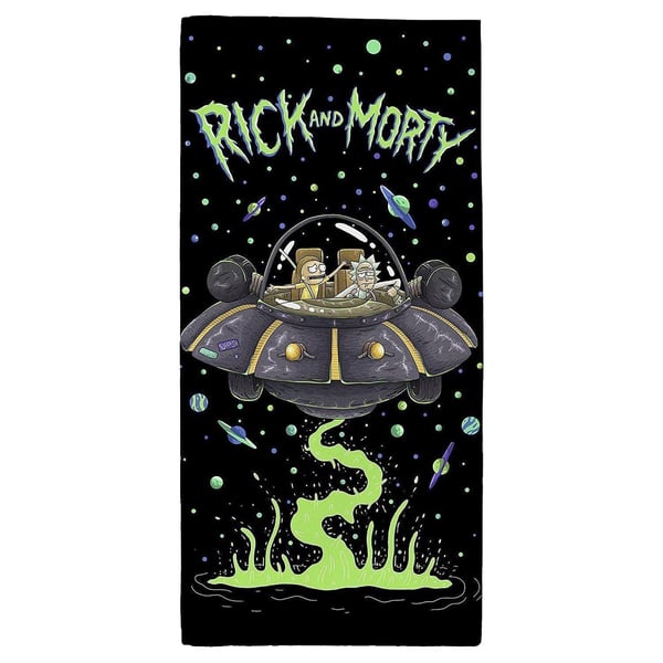 Rick And Morty UFO Towel
