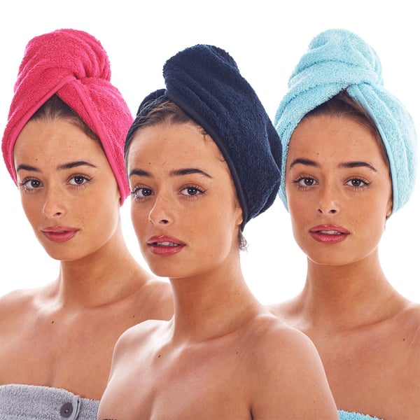 Keanu Turban Cotton Towel (Pack of 3) Keanu Turban Cotton Towel (Pack of 3)
