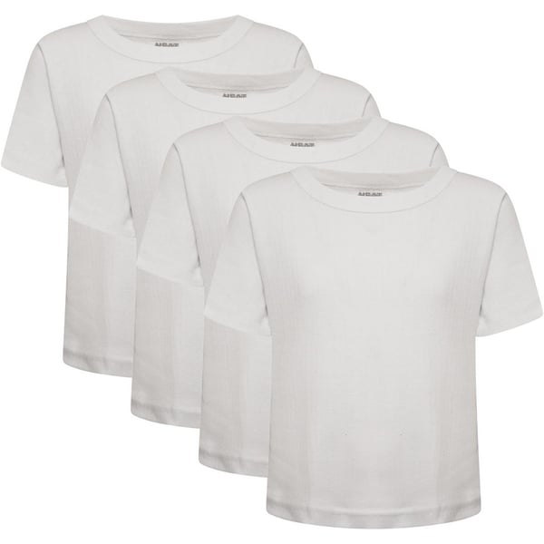 Keanu Boys Heatforce Thermal Short-Sleeved T-Shirt (Pack of 4)