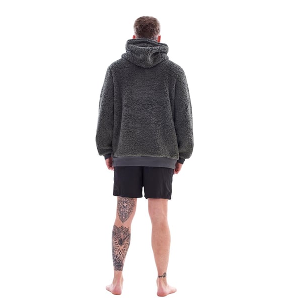 Keanu Mens Sherpa Half Zip Hoodie