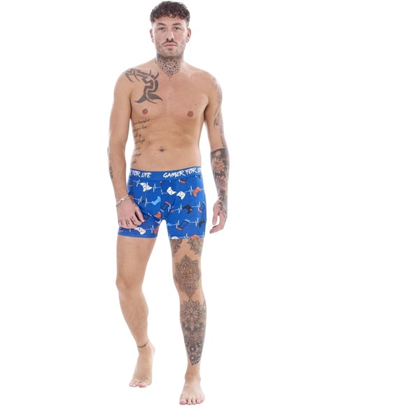 Floso Boys Gamer For Life Cotton Blend Boxer Shorts (Pack of 5)