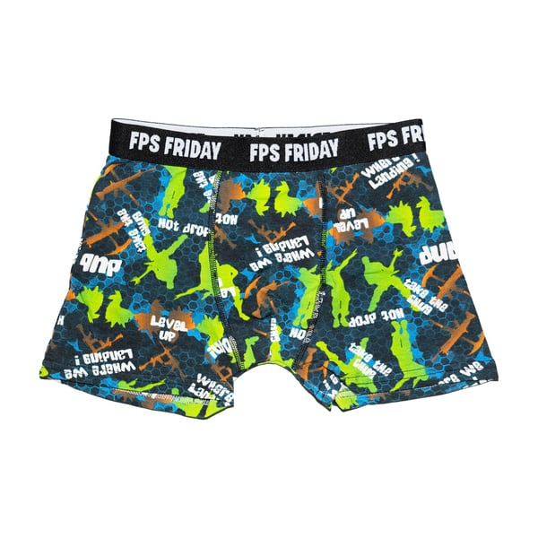 Floso Boys Gamer Days of the Week Cotton Blend Boxer Shorts (Pack of 7)