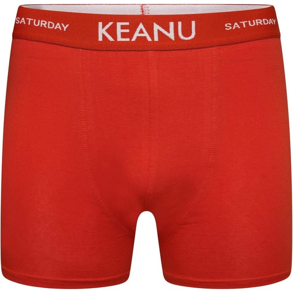 Keanu Boys Days of The Week Cotton Blend Boxer Shorts (Pack of 7)