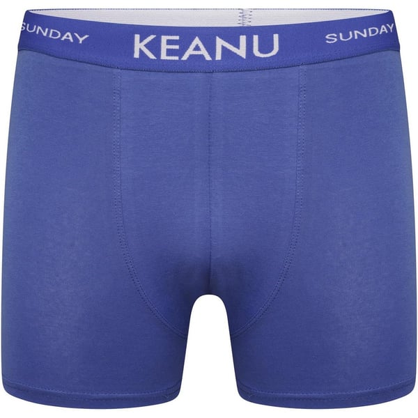 Keanu Boys Days of The Week Cotton Blend Boxer Shorts (Pack of 7)