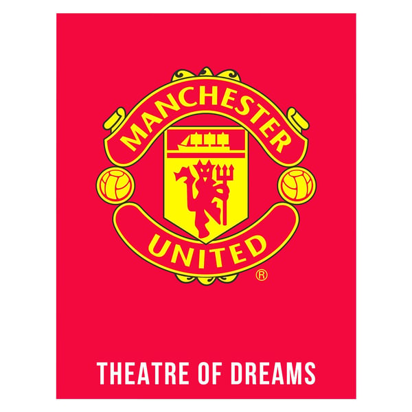 Manchester United FC Theatre of Dreams Crest Rug