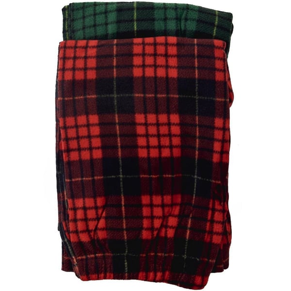 Keanu Mens Tartan Lounge Pants (Pack of 2)