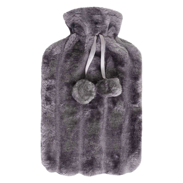 K Collection Pom Pom Hot Water Bottle And Cover (Pack of 2)