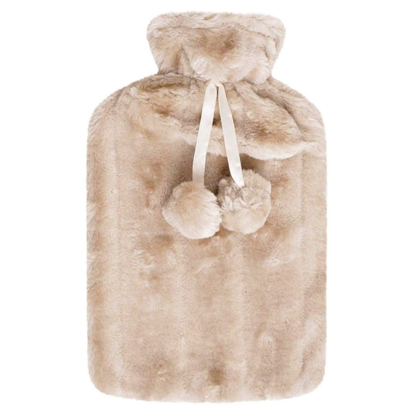 K Collection Pom Pom Hot Water Bottle And Cover (Pack of 2)