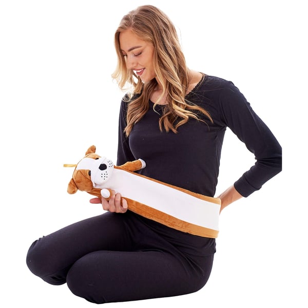 K Collection Bulldog Extra Long 2L Hot Water Bottle And Cover
