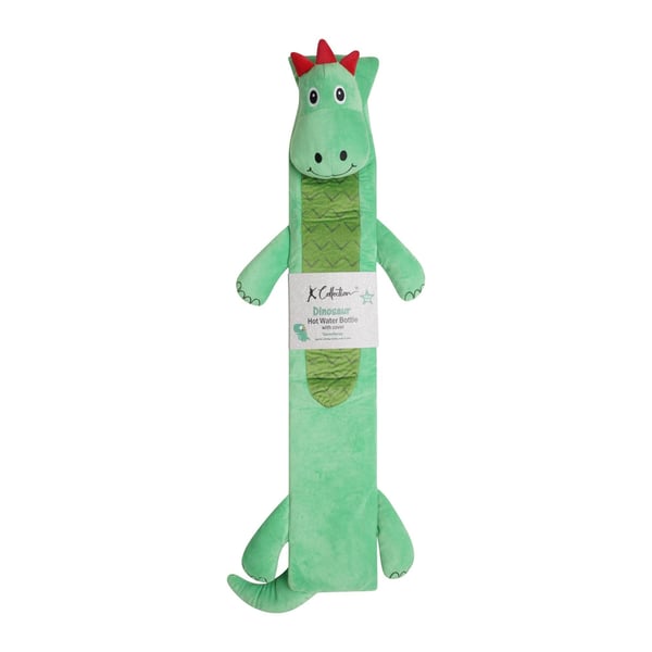K Collection Dinosaur Extra Long 2L Hot Water Bottle And Cover