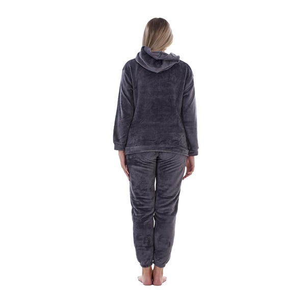Keanu Womens/Ladies Fleece Pull Over Long Pyjama Set