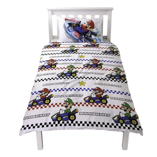 Super Mario Racing Kart Reversible Duvet Set