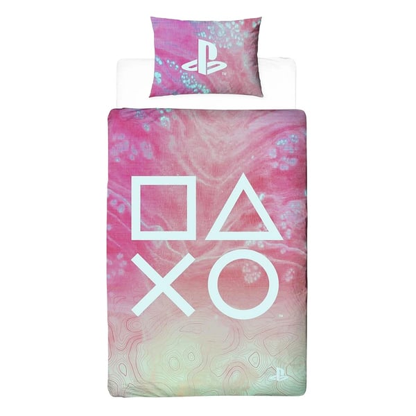 Playstation Marble Effect Reversible Duvet Set
