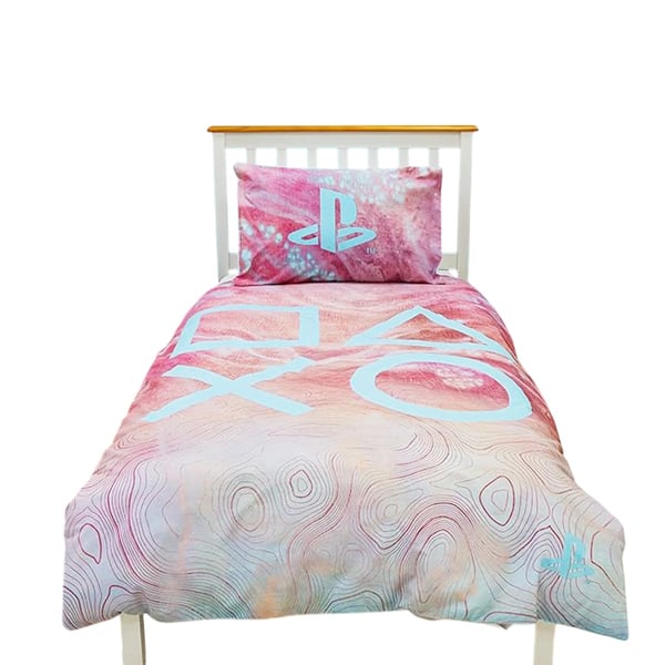 Playstation Marble Effect Reversible Duvet Set