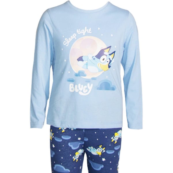 Bluey Childrens/Kids Characters Long Pyjama Set