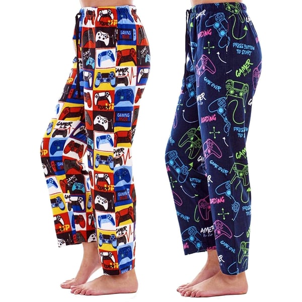 Keanu Mens Gaming Levels Game Controller Lounge Pants (Pack of 2) Keanu Mens Gaming Levels Game Controller Lounge Pants (Pack of 2)