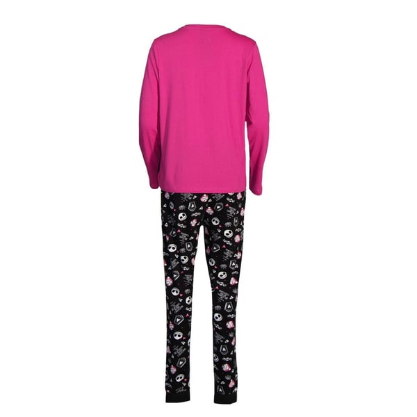 Nightmare Before Christmas Womens/Ladies Jack and Sally Long Pyjama Set