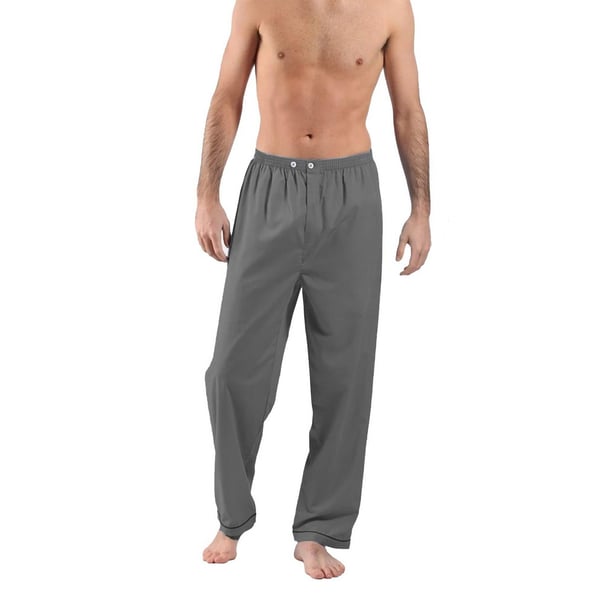 Keanu Mens Poplin Woven Pyjama Bottoms (Pack of 2)