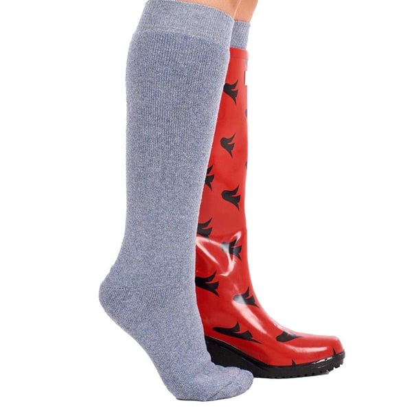 Soxy Womens/Ladies Plain Wool Blend Socks (Pack of 4)