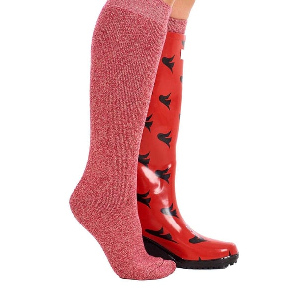 Soxy Womens/Ladies Plain Wool Blend Socks (Pack of 4)