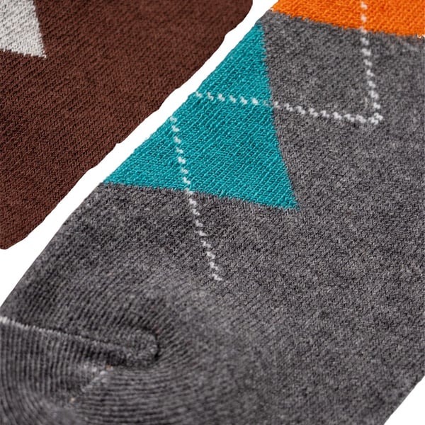 Soxy Mens Argyle Socks (Pack of 4)
