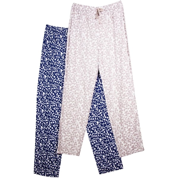 Keanu Womens/Ladies Viscose Pyjama Bottoms (Pack of 2)