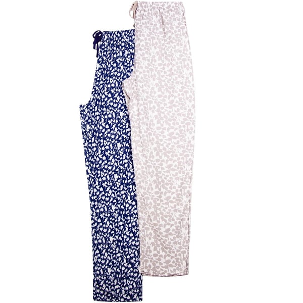 Keanu Womens/Ladies Viscose Pyjama Bottoms (Pack of 2)
