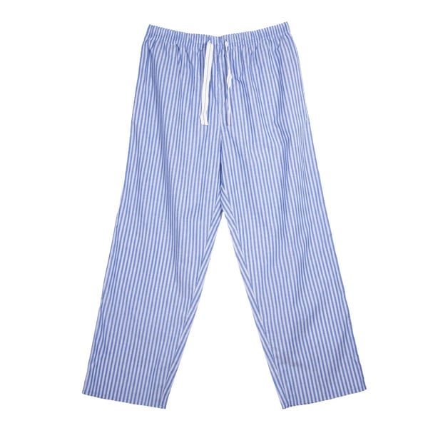 Keanu Mens Woven Checked Stripes Pyjama Bottoms (Pack of 2)