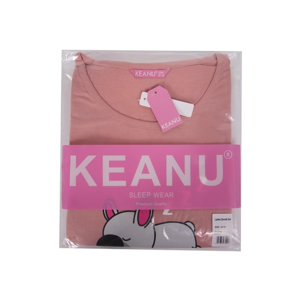 Keanu Womens/Ladies Current Mood Dog Short-Sleeved Short Pyjama Set
